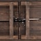 Flash Furniture Rectangle 40 in W, 84 in L, 30 in H, Pine Wood, Pinus Glabra, Steel, Mahogany XA-F-84X40-MG-GG - alternate 8